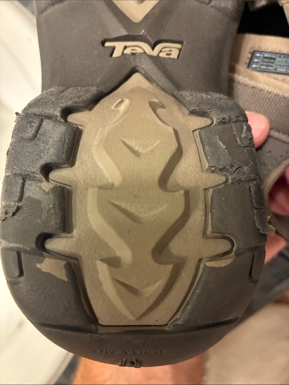 Teva Taupe Outdoor Strappy Sandals - Picture 15 of 15